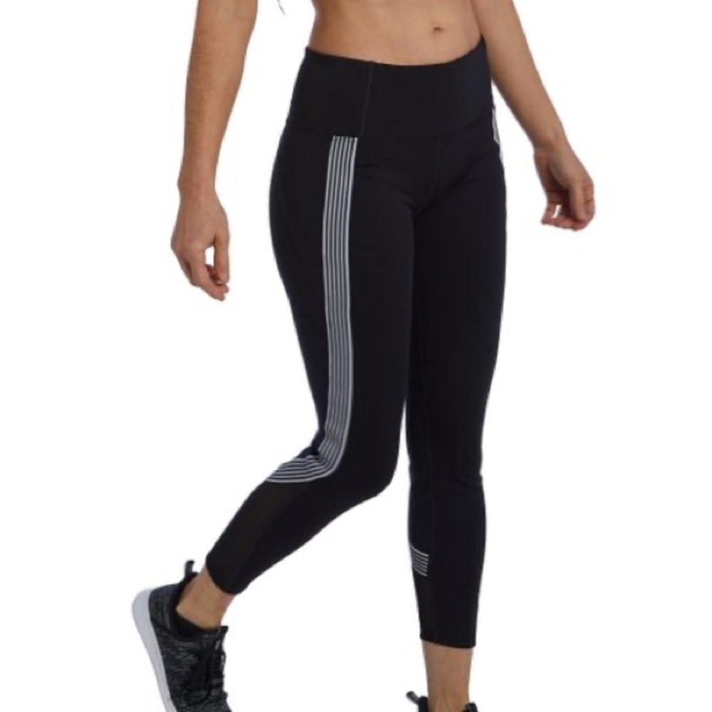 Nanette Lepore Leggings - Black w/ white stripes